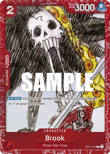 Brook (Premium Card Collection -ONE PIECE FILM RED Edition-) (ST01-011), One Piece Promotion Cards — One Piece card price