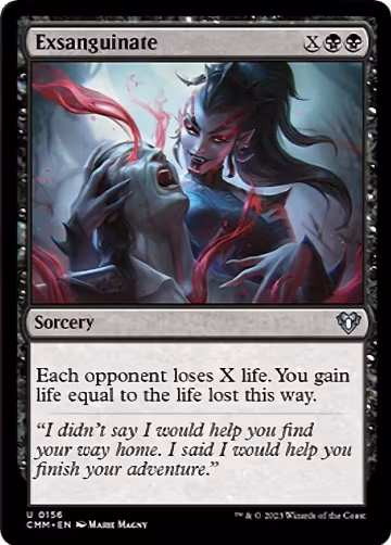 Exsanguinate (156), Commander Masters — Magic card price