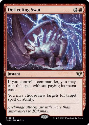 Deflecting Swat (214), Commander Masters — Magic card price