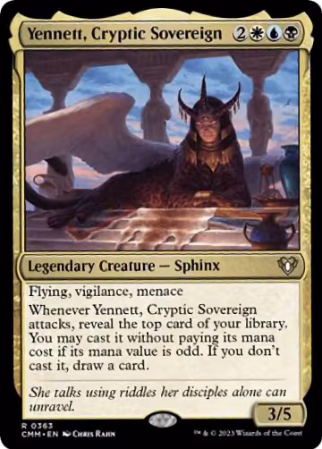 Yennett, Cryptic Sovereign (363), Commander Masters — Magic card price