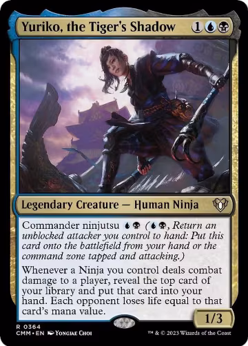 Yuriko, the Tiger's Shadow (364), Commander Masters — Magic card price