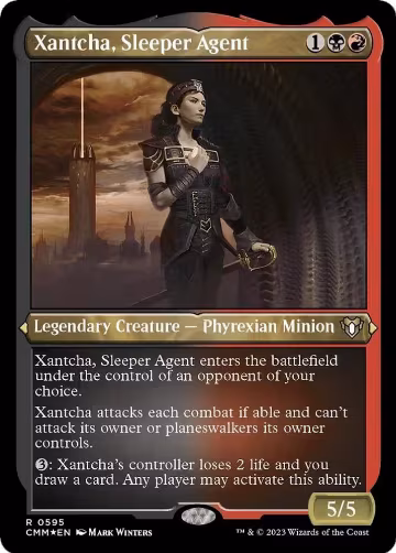 Xantcha, Sleeper Agent (Foil Etched) (595), Commander Masters — Magic card price