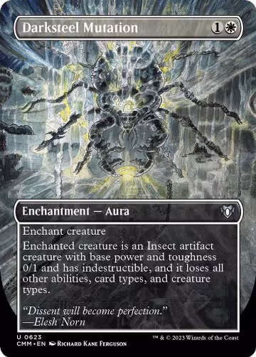 Darksteel Mutation (Borderless) (623), Commander Masters — Magic card price