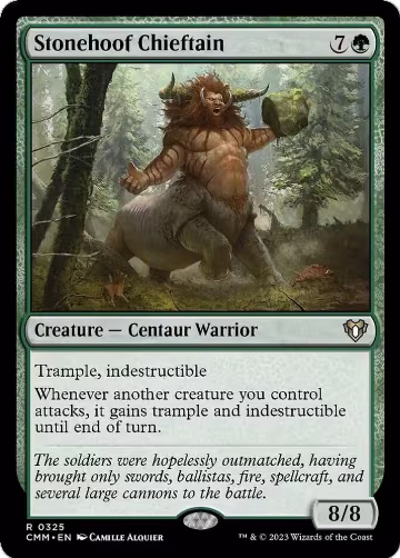 Stonehoof Chieftain (325), Commander Masters — Magic card price
