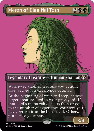 Meren of Clan Nel Toth (Borderless) (685), Commander Masters — Magic card price