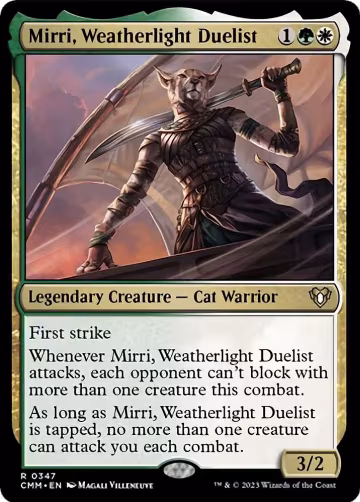 Mirri, Weatherlight Duelist (347), Commander Masters — Magic card price