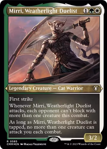 Mirri, Weatherlight Duelist (Foil Etched) (585), Commander Masters — Magic card price