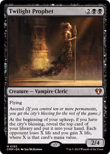 Twilight Prophet (193), Commander Masters — Magic card price