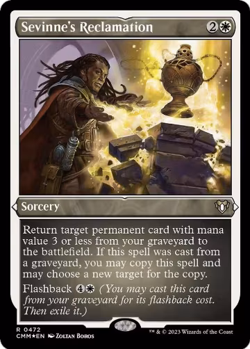 Sevinne's Reclamation (Foil Etched) (472), Commander Masters — Magic card price
