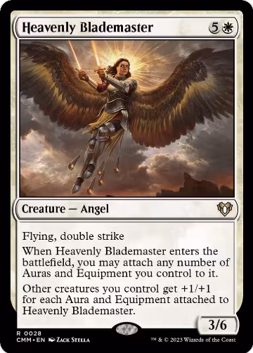 Heavenly Blademaster (28), Commander Masters — Magic card price