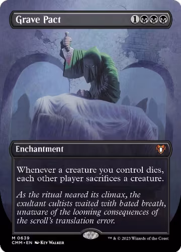 Grave Pact (Borderless) (639), Commander Masters — Magic card price