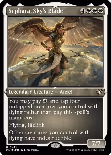 Sephara, Sky's Blade (Foil Etched) (471), Commander Masters — Magic card price