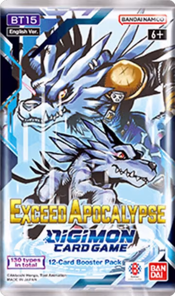 Exceed Apocalypse Booster Pack, Exceed Apocalypse — Digimon sealed product price