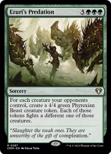 Ezuri's Predation (287), Commander Masters — Magic card price
