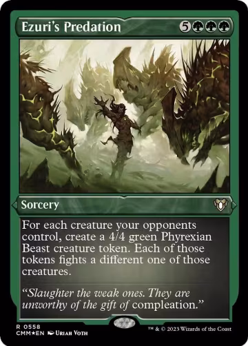 Ezuri's Predation (Foil Etched) (558), Commander Masters — Magic card price