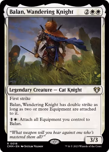 Balan, Wandering Knight (16), Commander Masters — Magic card price