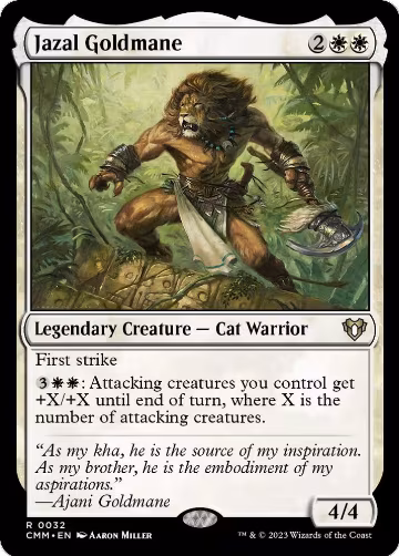 Jazal Goldmane (32), Commander Masters — Magic card price
