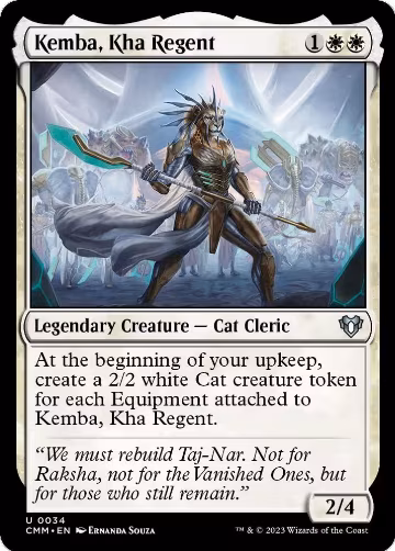 Kemba, Kha Regent (34), Commander Masters — Magic card price