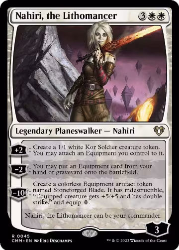 Nahiri, the Lithomancer (45), Commander Masters — Magic card price