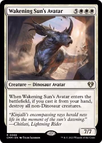 Wakening Sun's Avatar (68), Commander Masters — Magic card price