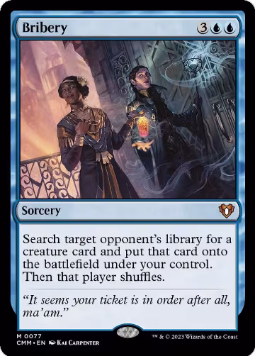 Bribery (77), Commander Masters — Magic card price