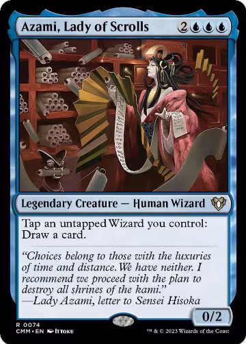Azami, Lady of Scrolls (74), Commander Masters — Magic card price