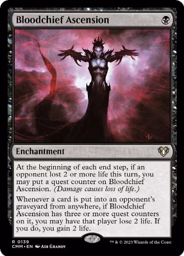 Bloodchief Ascension (139), Commander Masters — Magic card price