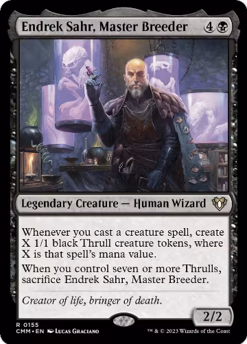 Endrek Sahr, Master Breeder (155), Commander Masters — Magic card price