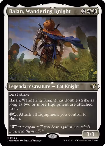 Balan, Wandering Knight (Foil Etched) (458), Commander Masters — Magic card price