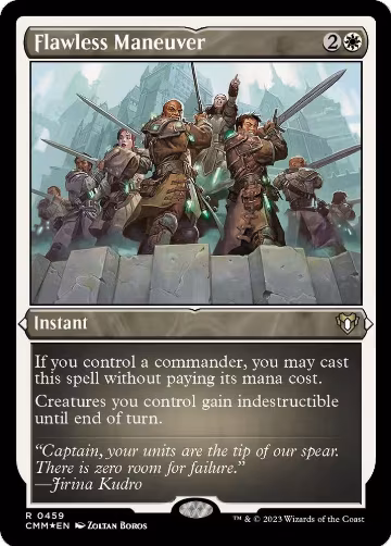 Flawless Maneuver (Foil Etched) (459), Commander Masters — Magic card price