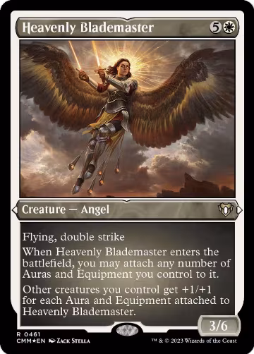 Heavenly Blademaster (Foil Etched) (461), Commander Masters — Magic card price