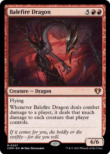 Balefire Dragon (207), Commander Masters — Magic card price