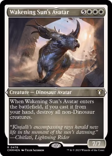 Wakening Sun's Avatar (Foil Etched) (476), Commander Masters — Magic card price