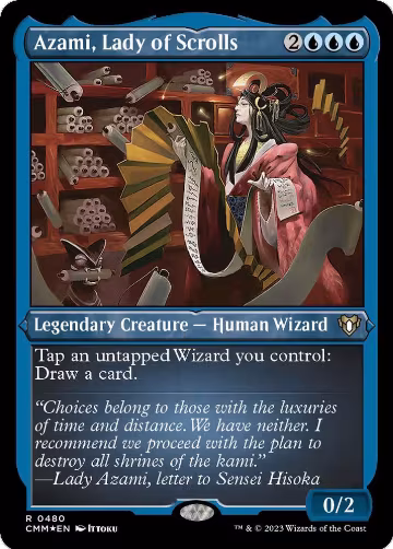 Azami, Lady of Scrolls (Foil Etched) (480), Commander Masters — Magic card price