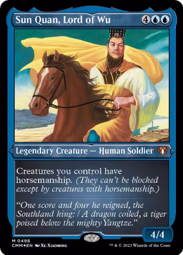 Sun Quan, Lord of Wu (Foil Etched) (498), Commander Masters — Magic card price