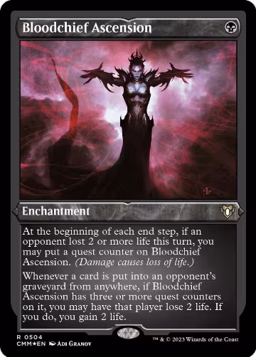 Bloodchief Ascension (Foil Etched) (504), Commander Masters — Magic card price