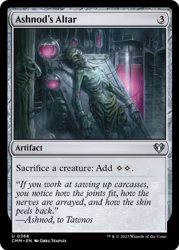 Ashnod's Altar (368), Commander Masters — Magic card price