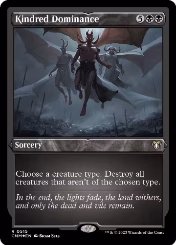 Kindred Dominance (Foil Etched) (515), Commander Masters — Magic card price