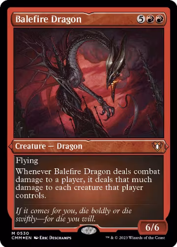 Balefire Dragon (Foil Etched) (530), Commander Masters — Magic card price