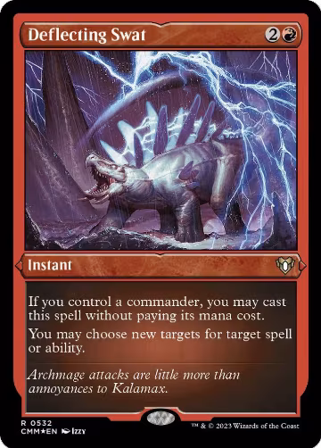 Deflecting Swat (Foil Etched) (532), Commander Masters — Magic card price