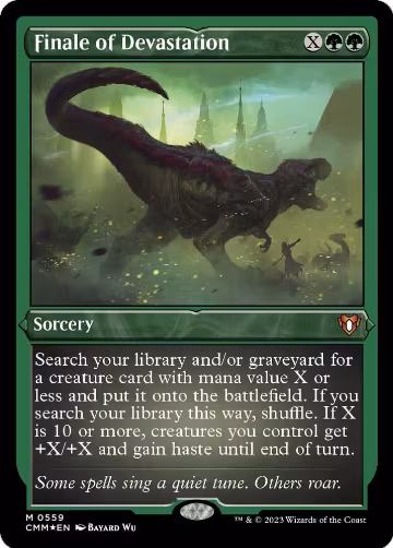 Finale of Devastation (Foil Etched) (559), Commander Masters — Magic card price