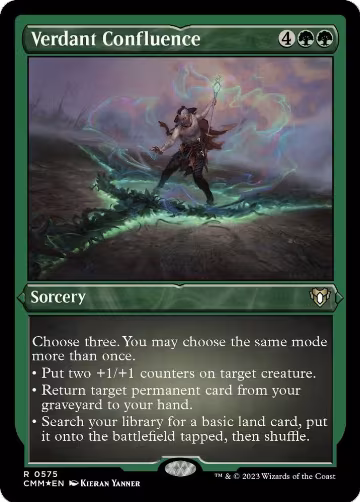Verdant Confluence (Foil Etched) (575), Commander Masters — Magic card price