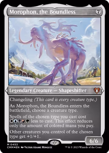 Morophon, the Boundless (Foil Etched) (453), Commander Masters — Magic card price