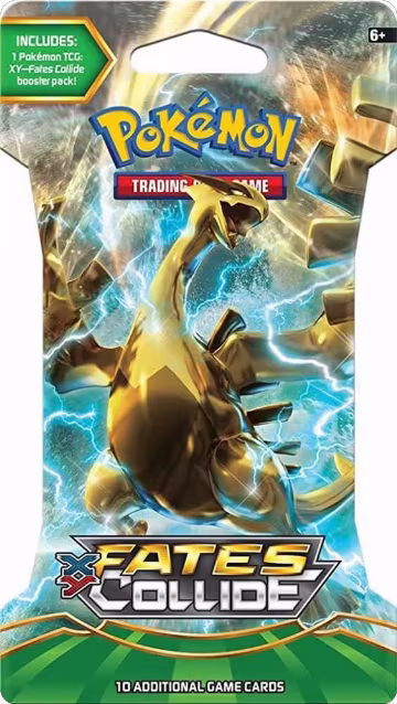 XY - Fates Collide Sleeved Booster Pack [Lugia BREAK], XY - Fates Collide — Pokémon sealed product price
