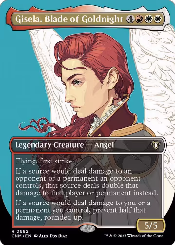 Gisela, Blade of Goldnight (Borderless) (682), Commander Masters — Magic card price