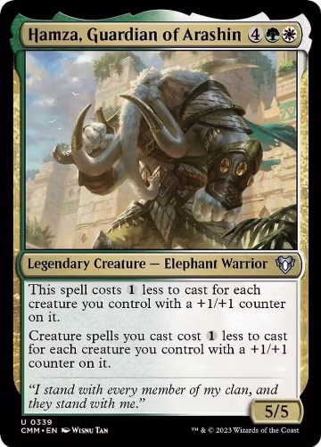 Hamza, Guardian of Arashin (339), Commander Masters — Magic card price