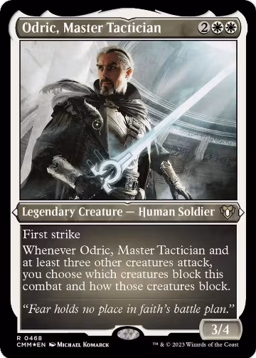 Odric, Master Tactician (Foil Etched) (468), Commander Masters — Magic card price