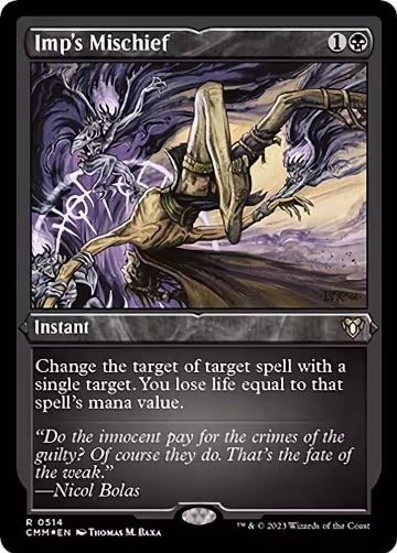 Imp's Mischief (Foil Etched) (514), Commander Masters — Magic card price