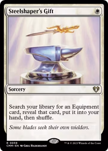 Steelshaper's Gift (59), Commander Masters — Magic card price