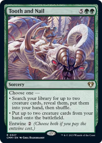 Tooth and Nail (327), Commander Masters — Magic card price